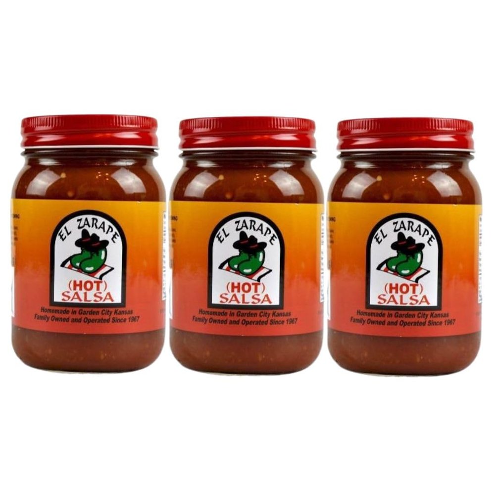 NineLife Basics El Zarape Salsa, 32oz - Pack of 3 (HOT)