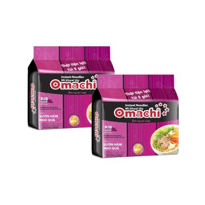 Generic FRKRUS Vietnam Noodle Golden Potato Noodles 4 Flavors Combination - Made with Natural Ingredients (Beef/Pork Rib/Shrimp/Spaghetti) (Pork(5x2))