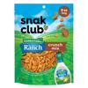 Snak Club Crunch Mix with Hidden Valley Ranch Seasoning, Toasted Corn, Chili Cheese Corn Jacks, Sesame Sticks, and Rye Chips, Kosher Snack, 8 oz Resealable Bag view 1