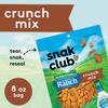 Snak Club Crunch Mix with Hidden Valley Ranch Seasoning, Toasted Corn, Chili Cheese Corn Jacks, Sesame Sticks, and Rye Chips, Kosher Snack, 8 oz Resealable Bag view 3