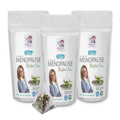 herbal tea for women menopause - MENOPAUSE HERBAL TEA 42 DAYS - cinnamon tea for menopause, hot cinnamon tea for menopause, herbal balancer tea, menopause tea with cinnamon chip,menopause herbal tea