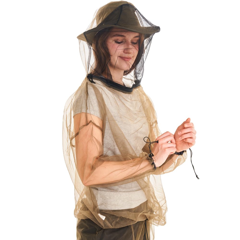 Coghlan's Bug Jacket - Mosquito and Insect Protection, Unisex, Ultra-Fine Mesh, Breathable, Lightweight, Adjustable Fit, For Camping, Hiking, Fishing & Outdoor Activities, PFAS-Free, Small