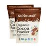 NuNaturals Cocoa Dutch Process Organic Fairtrade Certified 10-12%, 1 lb 2 Pack view 1