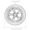 12 Inch Wheelchair Replacement Wheel, Electric Wheelchair Rear Wheel Accessories, Rubber Inflatable Wheel view 3