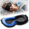 3D Weighted Cooling Gel Eye Mask  6oz Weighted Eye Mask for Sleeping, 100% Blackout Gentle Pressure Sleep Mask, Ice Cold Gel, Migraine & Headache Relief, Eye Care, Eye Cover Blindfold for Women Men view 1