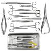 14-Piece Feline Spay Surgery Kit: Essential Tools for Neutering and Ovary Removal in Small Animals - Veterinary Instrument Set view 1