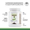 Unjury Planted Vegan Protein Powder | 20g Chocolate Pea Protein Powder | Low Sugar and Plant Based | Gluten and Dairy Free | Non-GMO | 20 Servings view 3