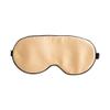 100% Mulberry Silk Sleep Mask for Women/Men Airplane Travel, Pure 22 Momme Silk Eye Mask Blackout for Sleeping, Ajustable, Luxury, Anti Wrinkle, Anti Aging Silk Blindfold, Made in USA (Champagne) view 3