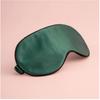 100% Mulberry Silk Sleep Mask for Women/Men Airplane Travel, Pure 22 Momme Silk Eye Mask Blackout for Sleeping, Ajustable, Luxury, Anti Wrinkle, Anti Aging Silk Blindfold, Made in USA (Emerald Green) view 3