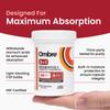 Ombre 3-in-1 Probiotic, Prebiotic and Postbiotic for Digestive Health & Gut Health - 45 Billion CFU - Bloating, Constipation & Gas Relief - Metabolic & Immune Support for Women & Men, 30 Day Supply view 4