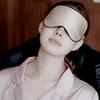 100% Mulberry Silk Sleep Mask for Women/Men Airplane Travel, Pure 22 Momme Silk Eye Mask Blackout for Sleeping, Ajustable, Luxury, Anti Wrinkle, Anti Aging Silk Blindfold, Made in USA (Taupe) view 4