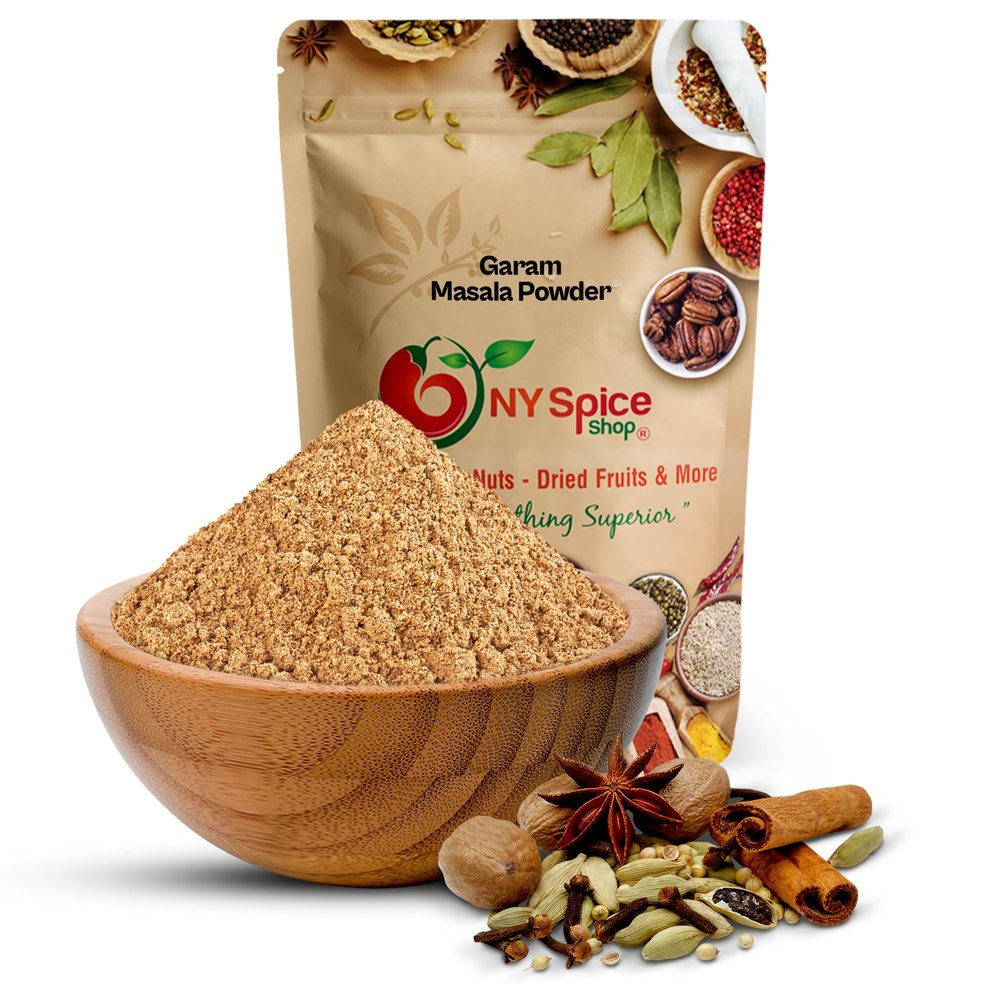 NY Spice Shop Garam Masala Spice Powder - 6 Ounce Premium Spice Blend - Garam Masala Seasoning - Aromatic Indian-Inspired Spices Blend with Coriander, Cumin & Cardamom - Great for Curries Meats & Rice