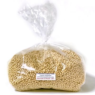 12 lbs Laura Soy beans, new crop and Non-GMO - directly from the Chambers Family Farm in Iowa. Makes best Soy Milk, Tofu, or Tempeh (12, Pounds)