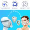 4 Pack CPAP' Mask Liners, Covers for Seal CPAP' Mask Cushion Comfort Silky CPAP' Mask Covers One Size Compatible with Most Full Face CPAP' Masks,Improve The Comfort of Wearing The Mask (Grey) view 4