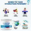 healblend Hydration Powder - Electrolytes Drink Mix with Magnesium, Zinc, Real Pink Himalayan Salt, Vitamin C, B Complex for Endurance & Energy view 2
