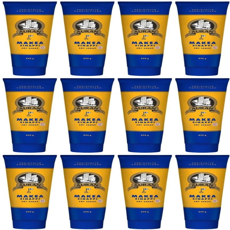 Auran Sweet Mustard 12 Packs of 275g SPSP pack (SOPOSOPO)