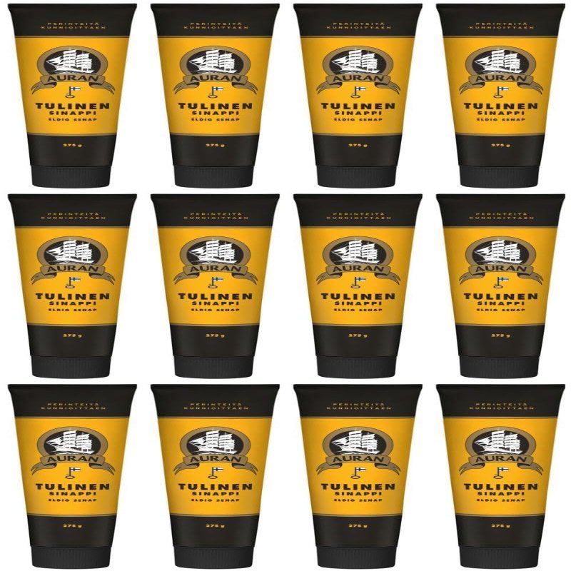 Auran Spicy Mustard 12 Packs of 275g SPSP pack (SOPOSOPO)