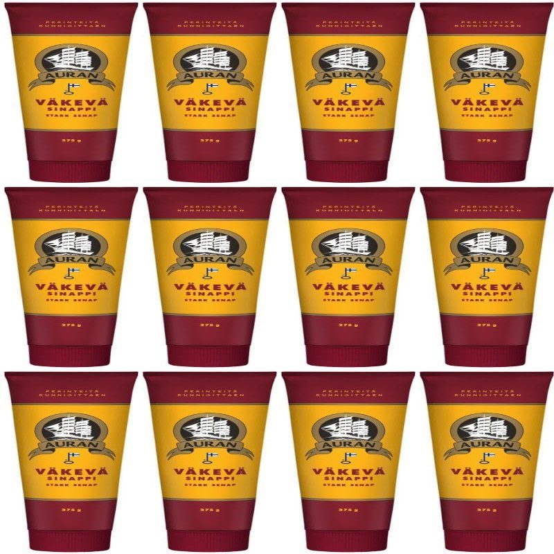 Auran Strong Mustard 12 Packs of 275g SPSP pack (SOPOSOPO)