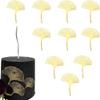 10PCS Acrylic Gold Ginkgo leaf Cake Topper Cake Decoration Baking Accessories Party Supplies Cake Decorating Tools view 1