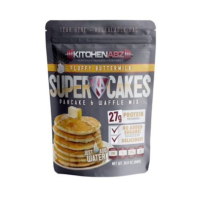 Buttermilk Super Cakes, High Protein Pancake Mix, Healthy Protein Pancakes for a Nutritious Breakfast, High Protein Breakfast Pancake Mix - 29 Oz