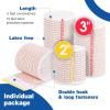 AZEN Premium 4 Pack Elastic Bandage Wrap (2x2", 2x3"), Compression Wrap Bandage for Legs, Ankle, Knee, Tummy, Body, Latex-Free, Lymphedema Wraps for Legs view 2