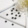 12pcs Mute Style Pack for Earplugs, Silicone Quiet Ear Plugs Mute Insert Style Pack Earplugs Accessories Daily Control Bundle for Home Office Library Journey (Black) view 3