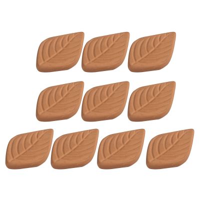 GRABLOOM Keeper Saver Softener Reusable Leaf Clay Cigars Humidifier Hydrostone Terracotta Humidifying Stone 10x 10pcs Cigars Humidifier Leaf Clay Hydrostone Terracotta Humidifying Stone