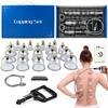 DEFUNX Cupping Set, 19 Cups Cupping Kit for Massage Therapy, Cupping Therapy Set with Pump for Back Massage, Pain Relief, Physical Therapy view 1