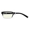 Computer Blue Light Blocking Reading Glasses - Black Clear-Left Eye +2.00 view 1