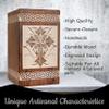 Stellar Exports Elegant Cross Urn for Human Ashes Adult Male Female - Urns for Human Ashes Adult Man, Cremation Urns for Men Women, Wood Urns for Human Ashes (Antique White, Keepsake-16 Cu.in) view 2