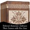 Stellar Exports Elegant Cross Urn for Human Ashes Adult Male Female - Urns for Human Ashes Adult Man, Cremation Urns for Men Women, Wood Urns for Human Ashes (Antique White, Keepsake-16 Cu.in) view 4