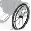 24inch Sports Wheelchair Rear Wheels, Inflatable Wheelchair Wheel Replacement, with Aluminum Hub and 127mm1/2" Bearing (Color : Blue, Size : 60cm(24in)) view 3