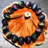 YEDECOR Natural Rainbow Light Obsidian Crystal Bracelet, Handmade Gemstone Crystal Round Beads Stretch Bracelet for Women Men,16mm bead view 2