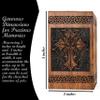 Stellar Exports Elegant Cross Urn for Human Ashes Adult Male Female - Urns for Human Ashes Adult Man, Cremation Urns for Men Women, Wood Urns for Human Ashes (Antique Black, Keepsake-16 Cu.in) view 3