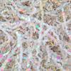 Caleihd Crinkle Cut Paper Grass Cushion Paper Streamer for Christmas Wedding Birthday Bridesmaid Engagement Craft Gift Boxes Bags Filler Decoration 4.5oz Diamond White view 1