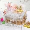 Caleihd Crinkle Cut Paper Grass Cushion Paper Streamer for Christmas Wedding Birthday Bridesmaid Engagement Craft Gift Boxes Bags Filler Decoration 4.5oz Diamond White view 4