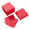 200 Pack Cocktail Napkin 2-Ply Scalloped Edged Dessert Napkins Folded 5 x 5 Inches Disposable Napkins for Dinner Wedding Birthday Party Bridal Anniversary Reception Event (Red) view 1