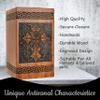 Stellar Exports Elegant Cross Urn for Human Ashes Adult Male Female - Urns for Human Ashes Adult Man, Cremation Urns for Men Women, Wood Urns for Human Ashes (Antique Black, Small-100 Cu.in) view 2