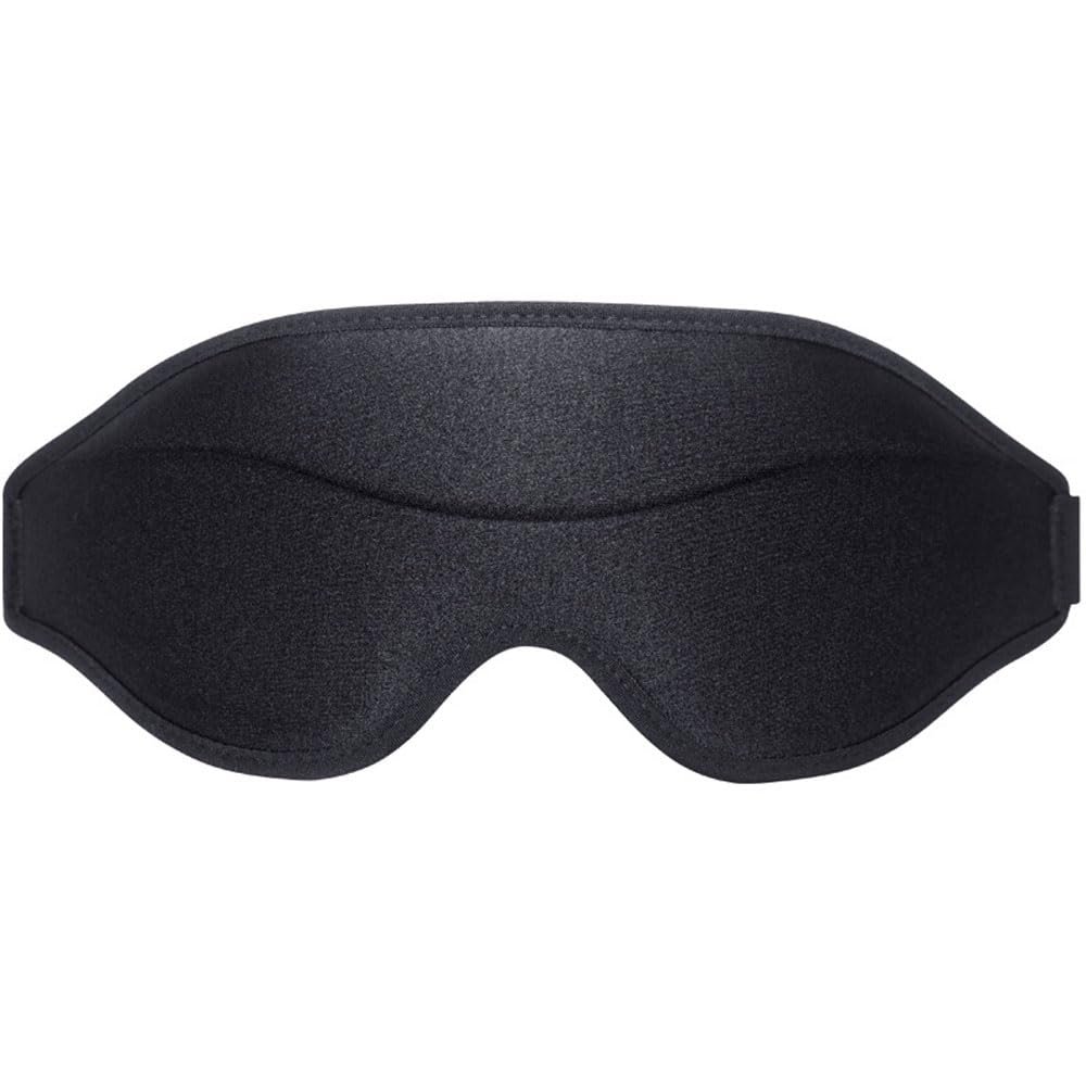 BLPOTA Sleep Mask for Side Sleeper, 100% Blackout 3D Eye Mask for Sleeping,2 Pcs Concave Molded Night Sleep Mask, Block Out Light, Soft Comfort Eye Shade Cover for Travel Yoga Nap