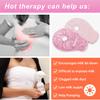 Breast Therapy Ice Packs Large Hot Cold Breast Pads, Nipple Cooling Gel Pads for Clogged Milk Duct Relief, Engorgement, Breast Augmentation Surgery, Breastfeeding Essentials for New Moms, 2 Pack view 3