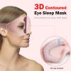 3D Sleep Mask with Earplugs, 100% Light Blackout Eye Mask for Sleep, Washable Sleeping Mask, 0 Pressure Eye Covers for Sleep with Wider Adjustable Strap, Only 1.3oz Light Soft Sleeping Mask (Pink) view 4