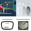 Transition Photochromic Bifocal Reading Glasses Safety Glasses with Readers Sport Magnifying Reading Goggles for Men Women (red, 2, x) view 3