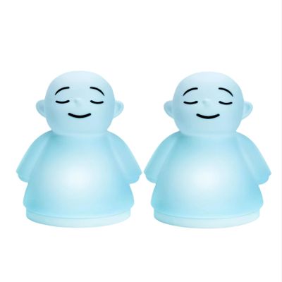 LIFVEAN Set of 2 Mindfulness Meditation Anxiety & Stress Relief Tool, Relaxing Items for Adults Kids, Upgraded 2 in 1 Touch Breathing Night Light