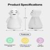 LIFVEAN Set of 2 Mindfulness Meditation Anxiety & Stress Relief Tool, Relaxing Items for Adults Kids, Upgraded 2 in 1 Touch Breathing Night Light view 2
