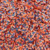 15 gram Patriotic Heart Polymer Clay 5mm Slices, American Flag Heart Polymer Clay Sprinkle, Heart Sprinkles, American Flag Heart Slime, Nail Art Faux Craft view 2