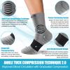 NEENCA Medical Compression Socks2 Pairs, Ankle Socks for Injury Recovery, Pain Relief, Swelling, Sport Protection 20-30 mmHg view 3
