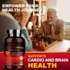 ZEBORA CoQ10-200mg with Trans-Resveratrol, PQQ & Vitamin E - High Absorption Coenzyme-Q10 with BioPerine - Powerful Antioxidant for Heart & Energy-Production,120 Veggie Capsules view 3