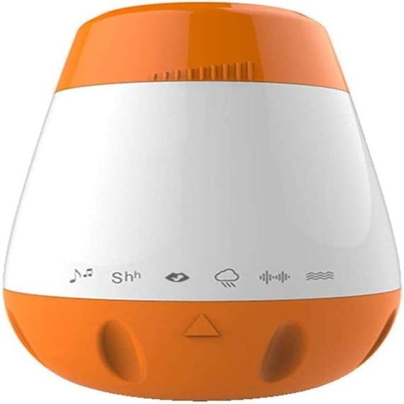 aiqiua Sleep Machine,Smart Baby Sleep Soother, USB Rechargeable White Noise Sound Sleep Machine for Infants Baby Sleep, Relax, Emotion Sooth - Auto Activation with Cry Sound Sensor Function