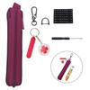 1 Pack Mini Red Mesh Epi Pens Carrying Case EpiPen Carrier - Convenient Travel Case for Allergy and Diabetes - Fits Put in 1 Epi Pens view 3
