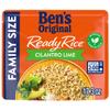 BEN'S ORIGINAL READY RICE Cilantro Lime Flavored Family Size Rice, Easy Dinner Side, 17.3 oz Pouch (Pack of 6) view 3